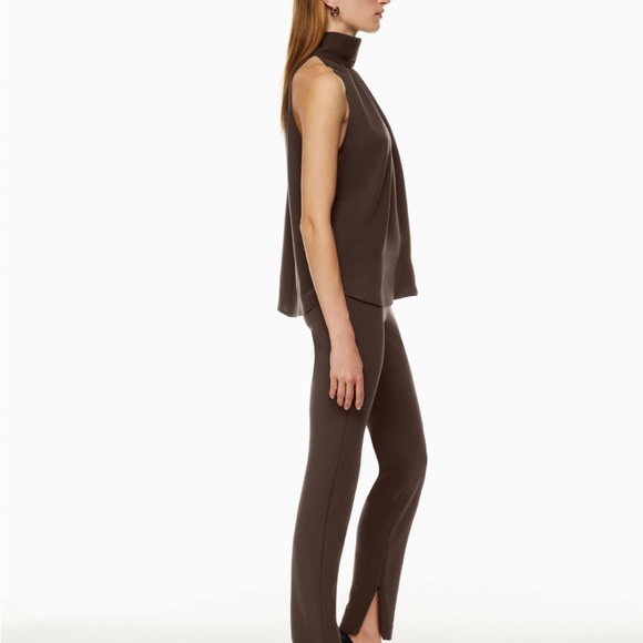 NWOT Babaton Serra pant in Rich maroon in size 8 - Picture 6 of 7